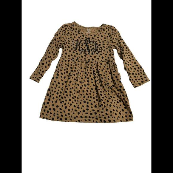 Wonder Nation Girls Cheetah Animal Print Dress Pockets Sz 2t kSl Monogram - Picture 1 of 3